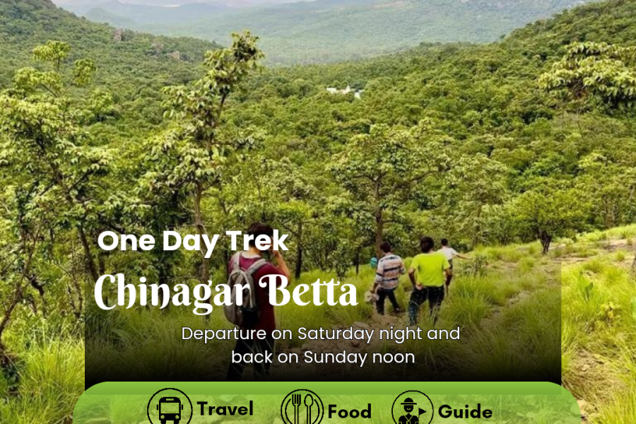 Chinaga Betta or Chinagar betta Sunrise trek